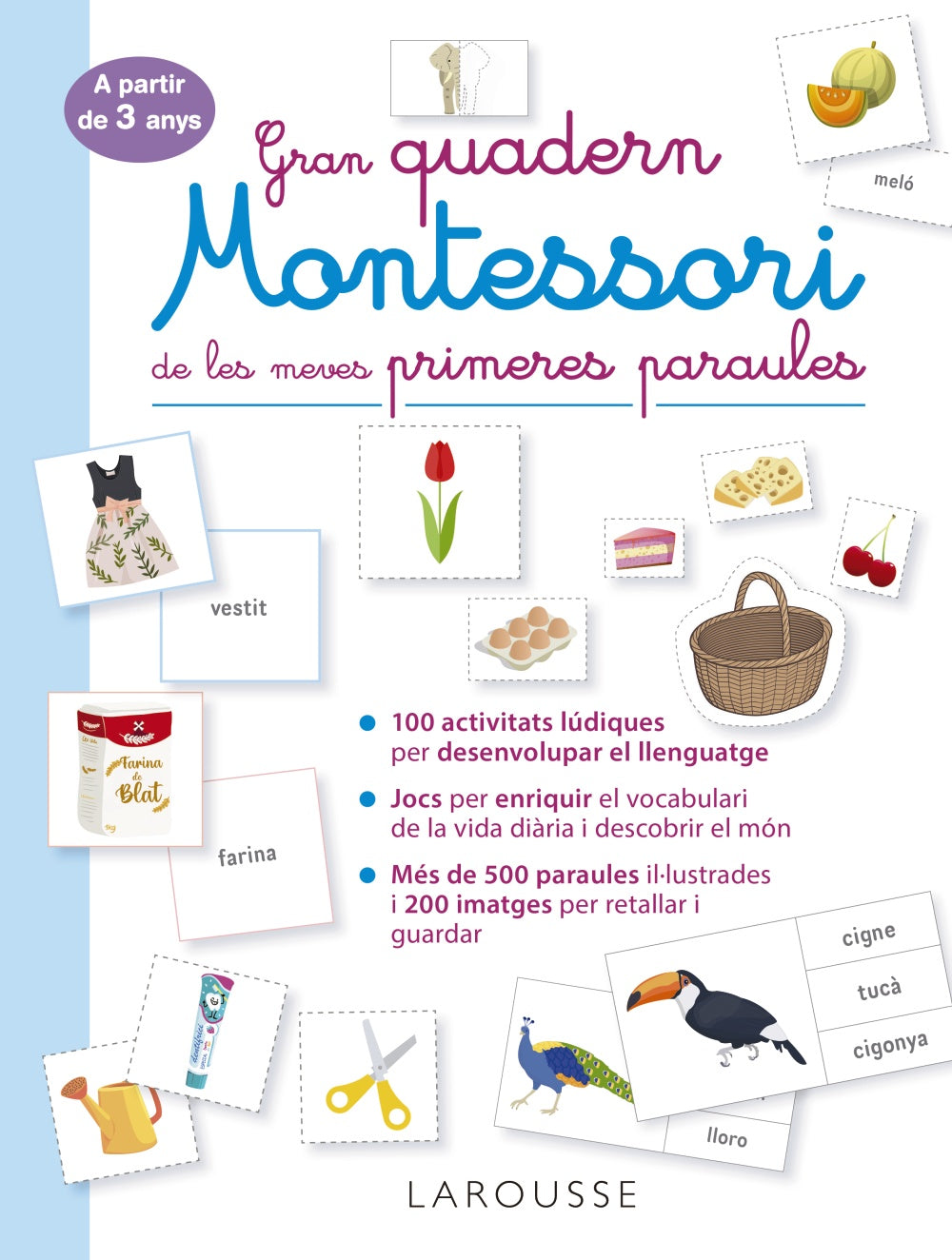 Gran Quadern Montessori de Les Meves Primeres Paraules Imagen principal del producto