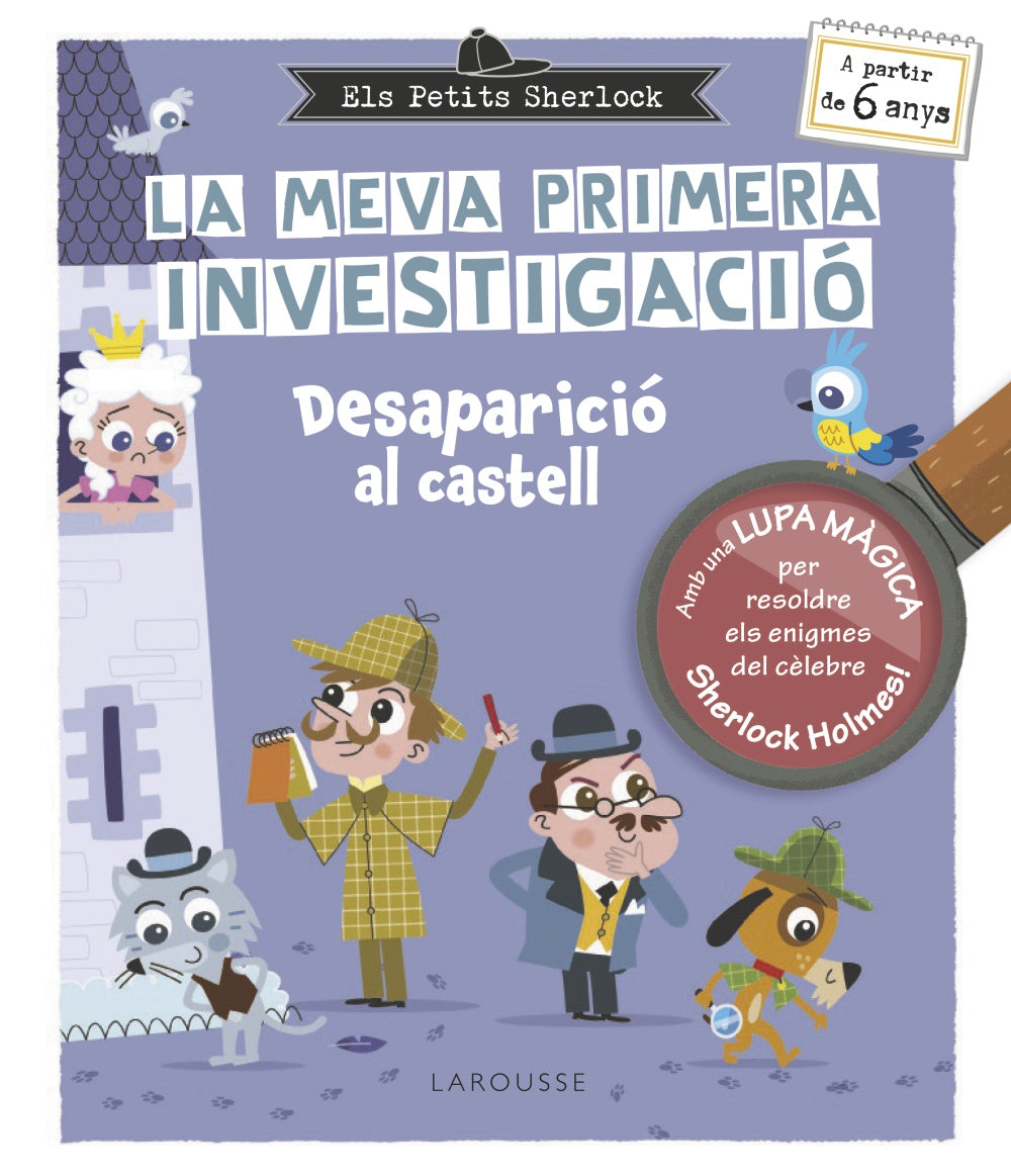 Els Petits Sherlock. La meva primera investigació: Desaparició al castell. Sandra Lebrun (Larousse) 9788410124370 Imagen principal del producto