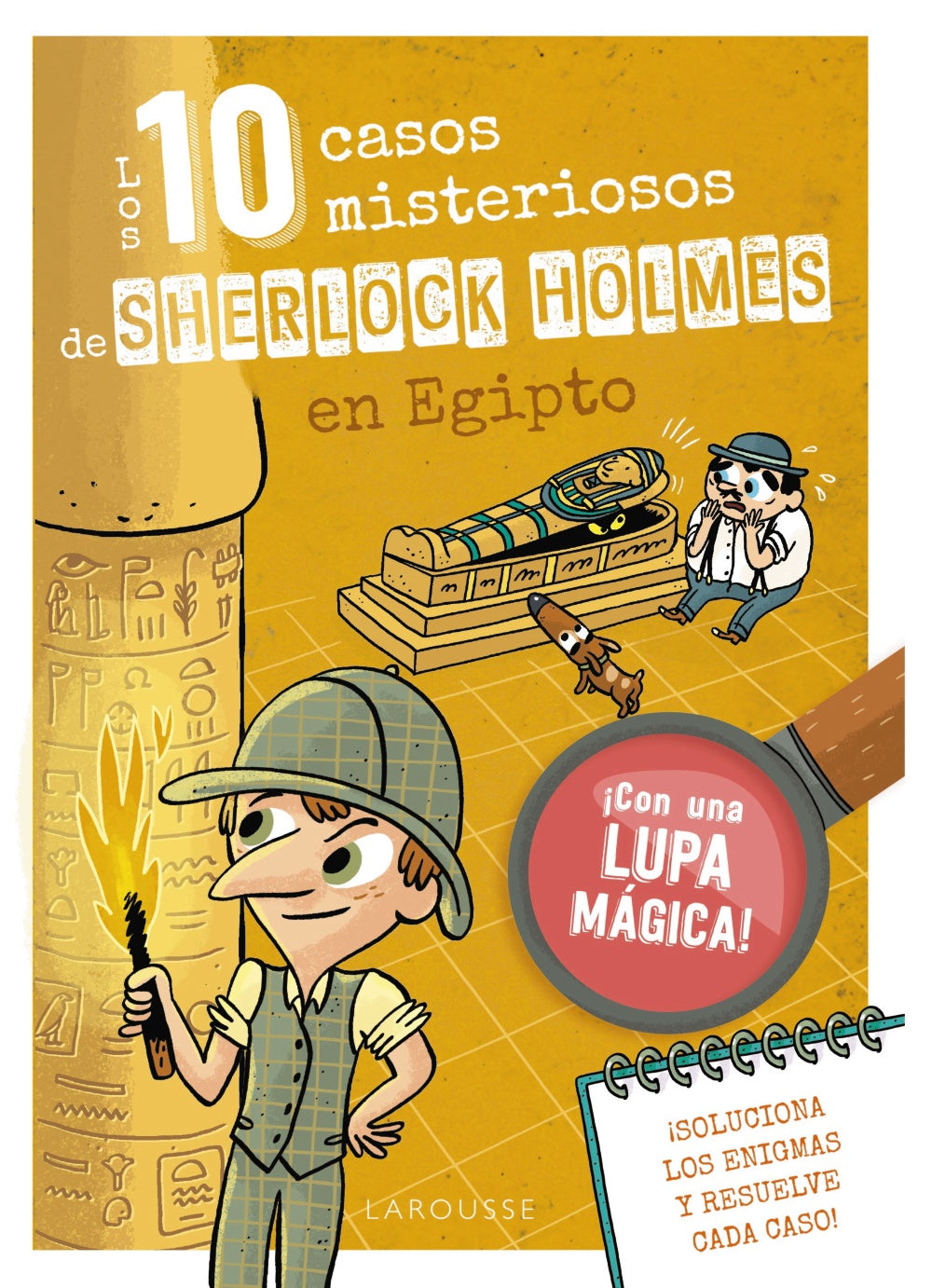 Los 10 casos misteriosos de Sherlock Holmes en Egipto. Sandra Lebrun (Larousse) 9788410124684 Imagen principal del producto
