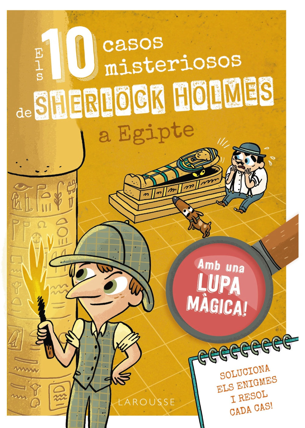 Els 10 casos misteriosos de Sherlock Holmes a Egipte. Sandra Lebrun (Larousse) 9788410124691 Imagen principal del producto
