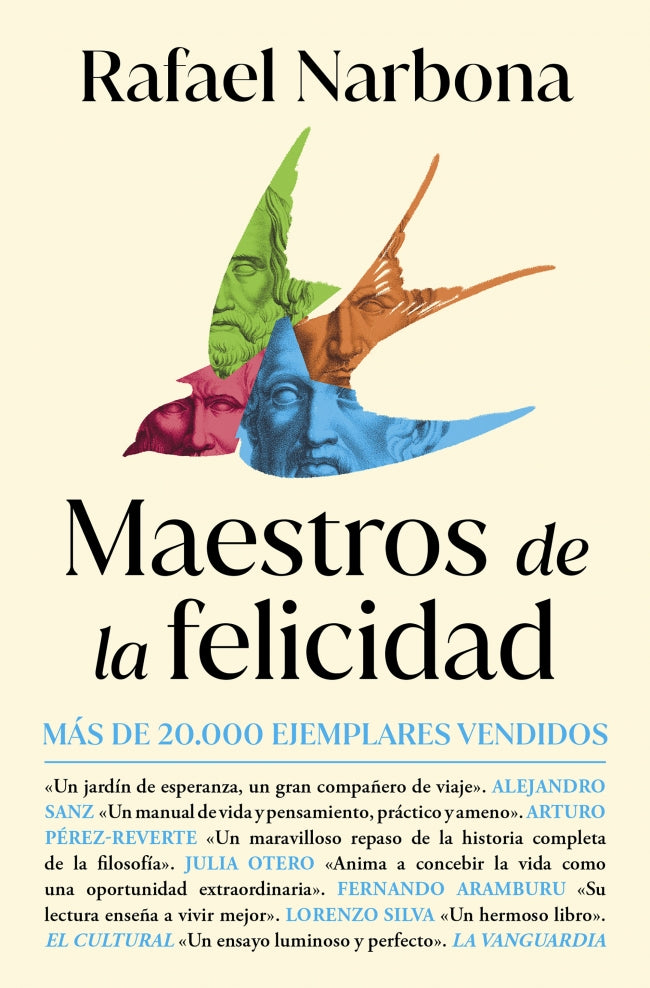Maestros de la felicidad: De Sócrates a Viktor Frankl, un viaje único por la historia de la filosofía. Rafael Narbona (Roca Bolsillo) 9788410197336 Imagen principal del producto