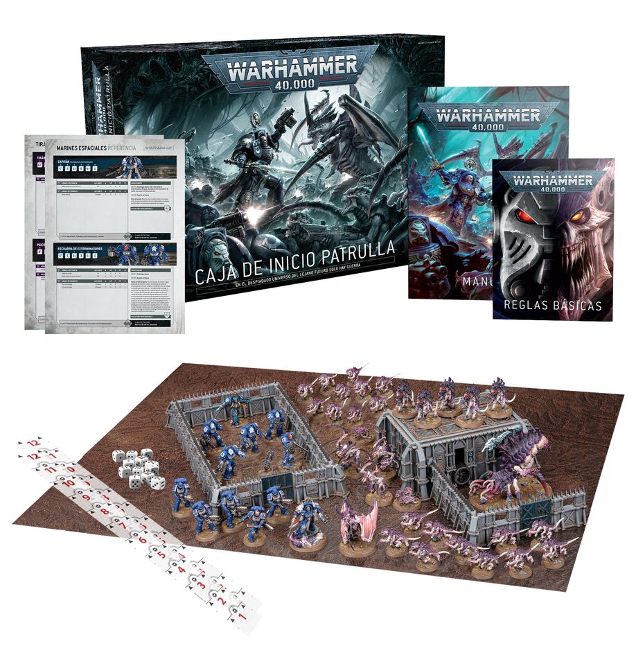 ✅ WARHAMMER 40,000 CAJA DE INICIO PATRULLA 40K - CAJA DE INICIO DEFINITIVA ESPAÑOL