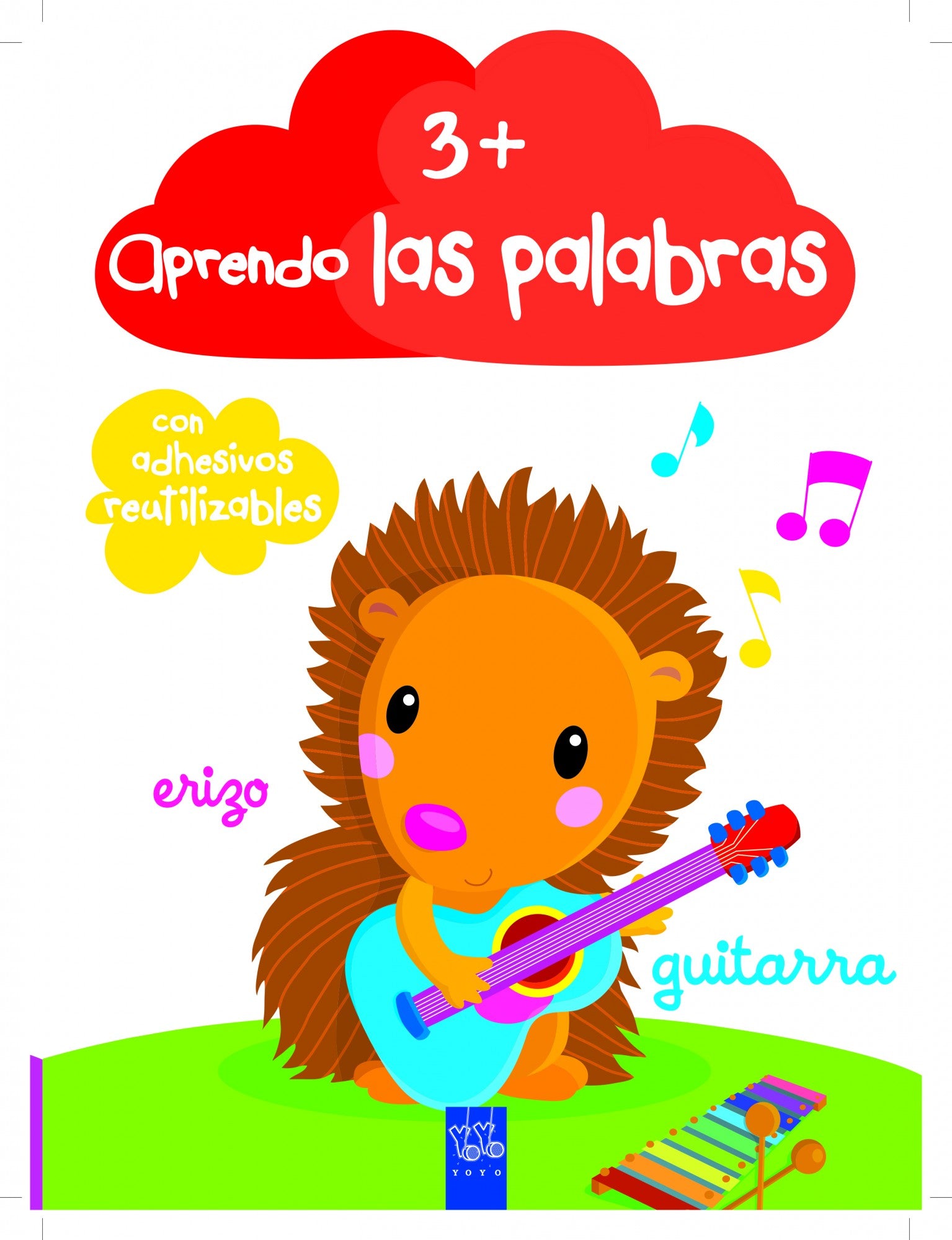 Aprendo las palabras +3: Con adhesivos reutilizablesº Imagen principal del producto