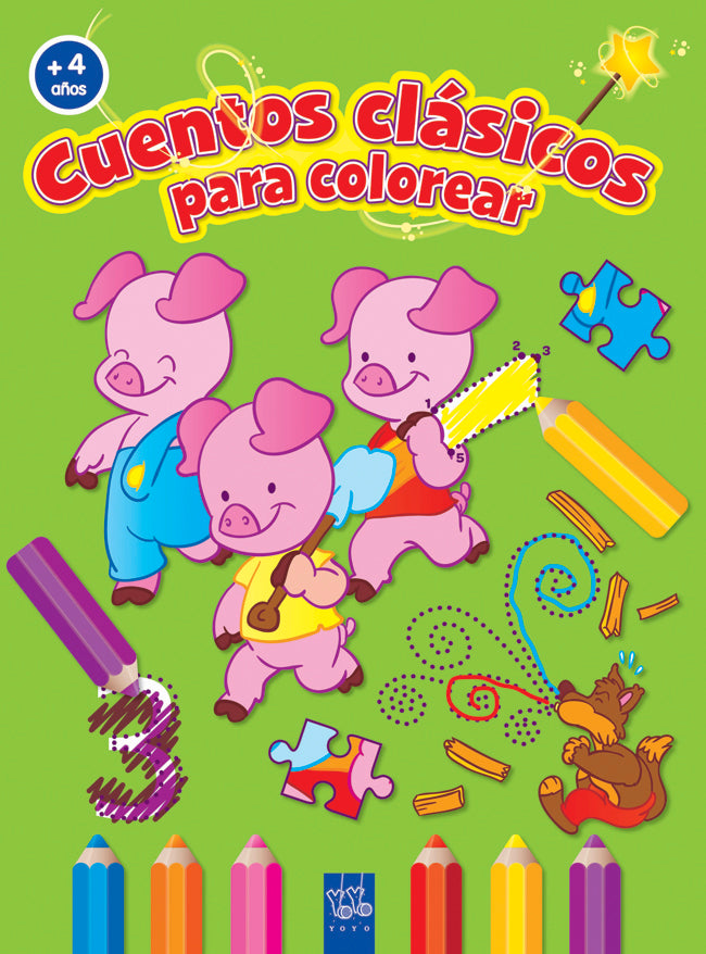 C.clásicos colorear +4