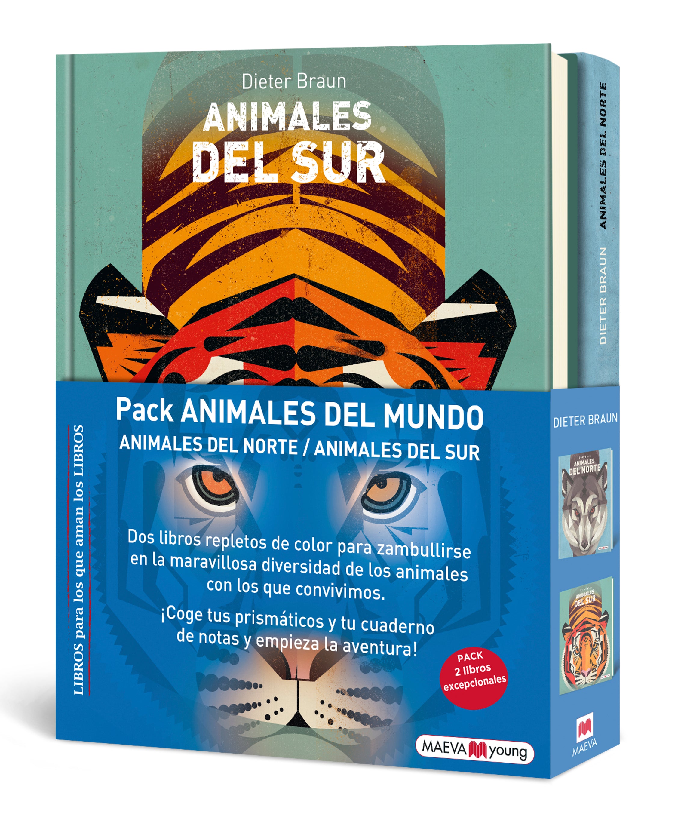 Pack Animales del mundo: Animales del norte / Animales del sur (Maeva Ediciones) 9788410260443 Imagen principal del producto