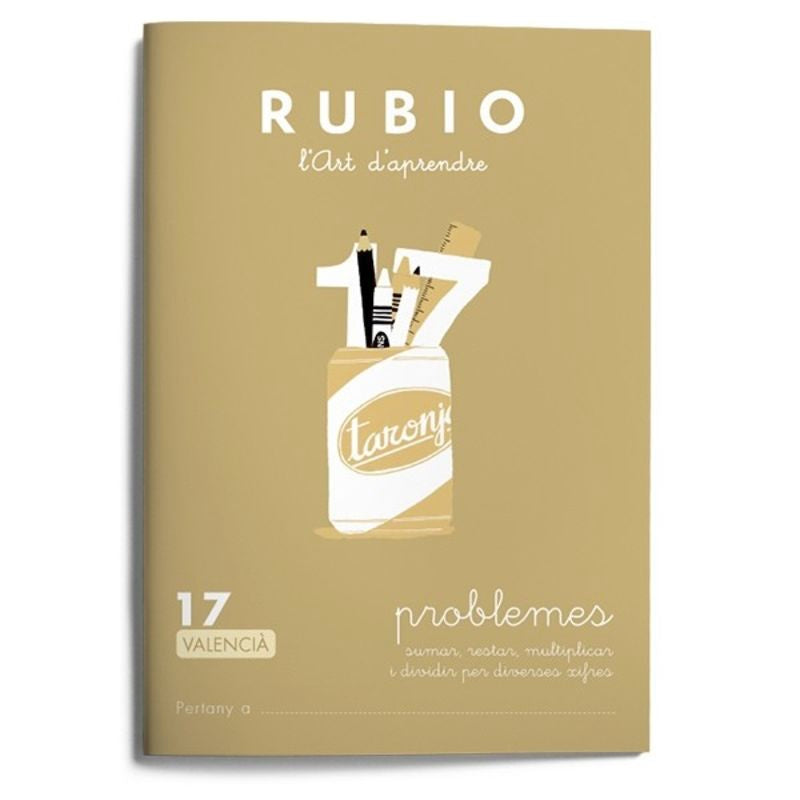 Problemes RUBIO 17 (valencià). Aa. Vv. (Editorial Rubio) 9788416744664