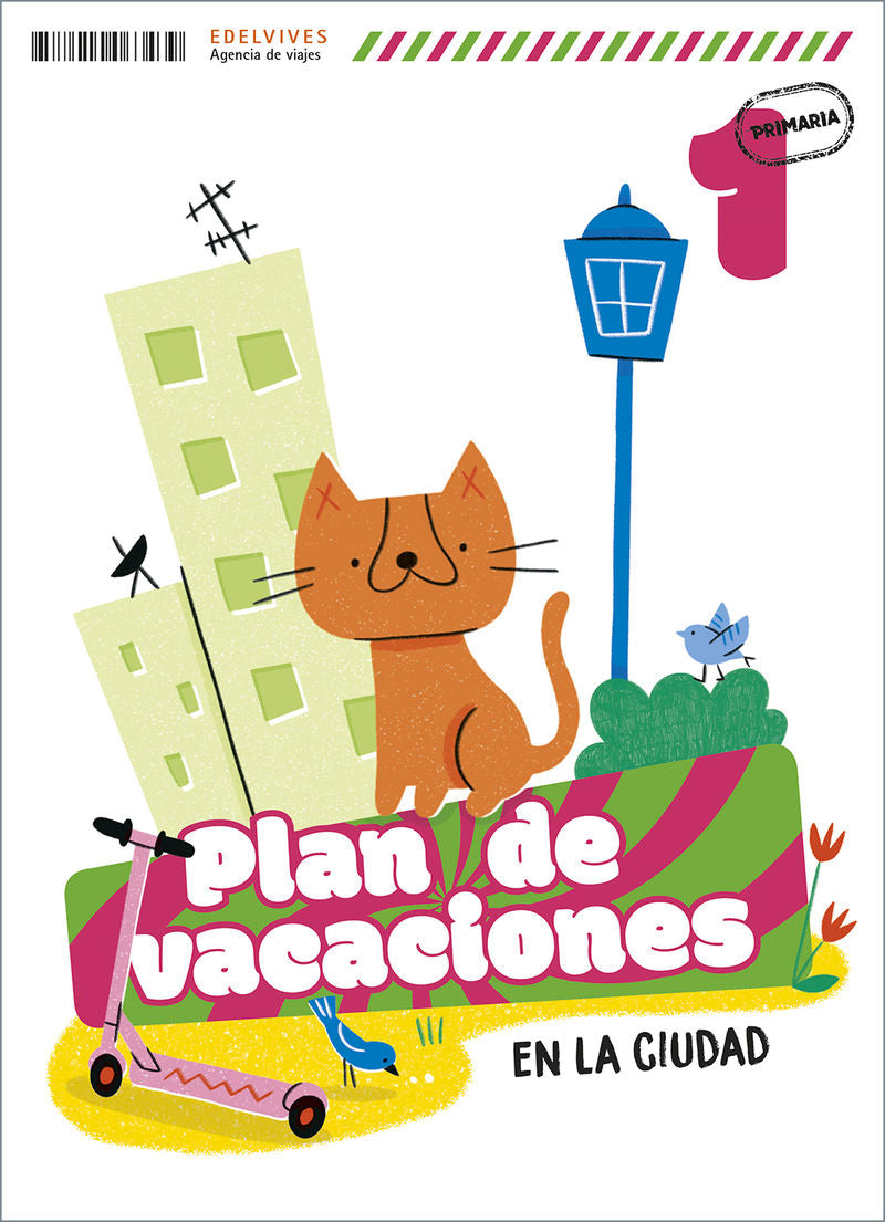 Plan de vacaciones - En la ciudad - 1º Primaria. Aa. Vv. (Editorial Luis Vives (Edelvives)) 9788414063439 Imagen principal del producto