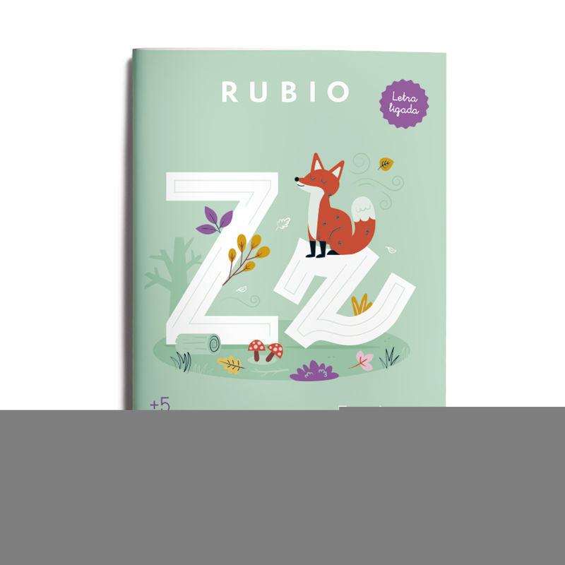 Escritura con letra ligada (+5 años) Vol. 1: Trazos, números (0–9), consonantes (Mm, Pp, Ll, Ss, Tt, Dd, Nn, Ff, Bb, Vv, Cc, Qq, Zz) y oraciones sencillas. ENRIQUE RUBIO POLO SLU (Editorial Rubio) 9788410418127