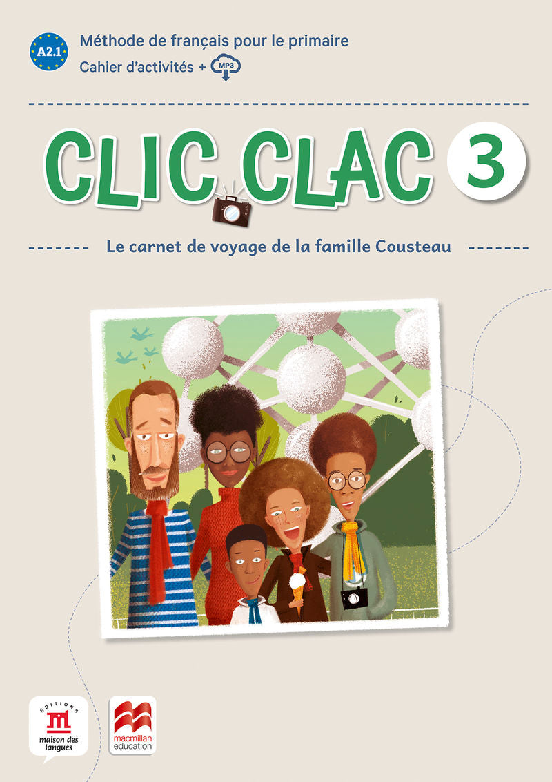 Clic Clac 3 Éd. Macmillan Cahier d'activités. Aa. Vv. (DIFUSION CENTRO DE INVESTIGACION Y PUBLICACIONES DE IDIOMAS S.L.) 9788418224560