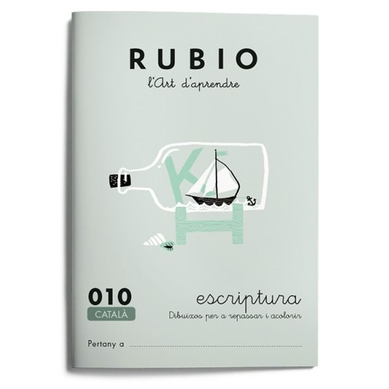 Escriptura RUBIO 010 - dibuixos (català). Aa. Vv. (Editorial Rubio) 9788489773509