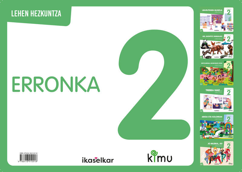 Kimu LH 2 Erronka (Pack 6). Batzuk (Ikaselkar) 9788418410918