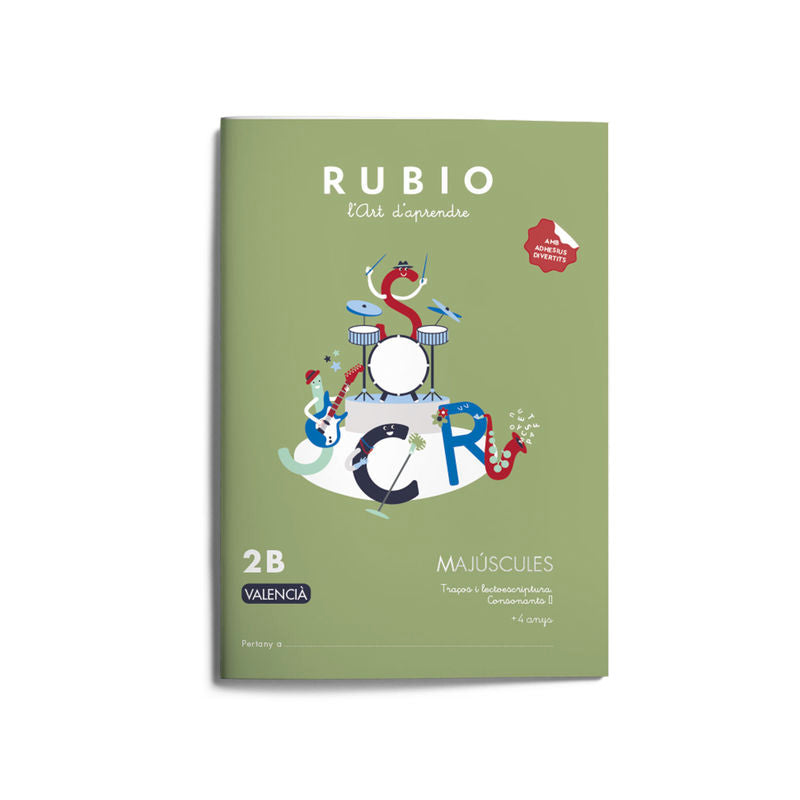 Majúscules RUBIO 2B (valencià). ENRIQUE RUBIO POLO, SLU (Editorial Rubio) 9788410418073 Imagen principal del producto