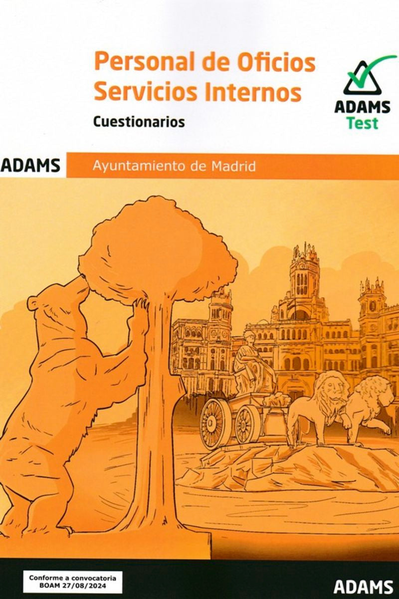 Cuestionarios Personal de Oficios Servicios Internos Ayuntamiento de Madrid (POSI) Imagen principal del producto