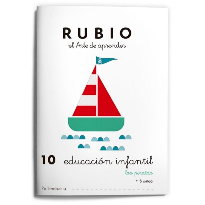 Educación Infantil 10. Los piratas. Aa. Vv. (Editorial Rubio) 9788415971900