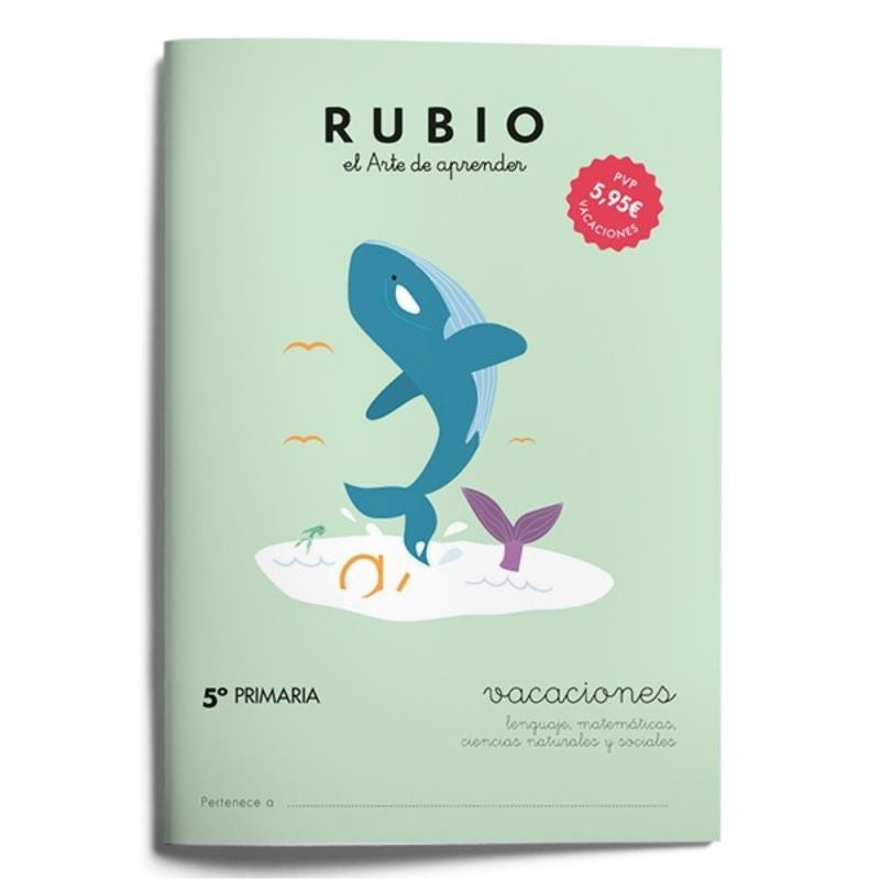 Vacaciones RUBIO (5.º de Primaria). Aa. Vv. (Editorial Rubio) 9788415971658 Imagen principal del producto