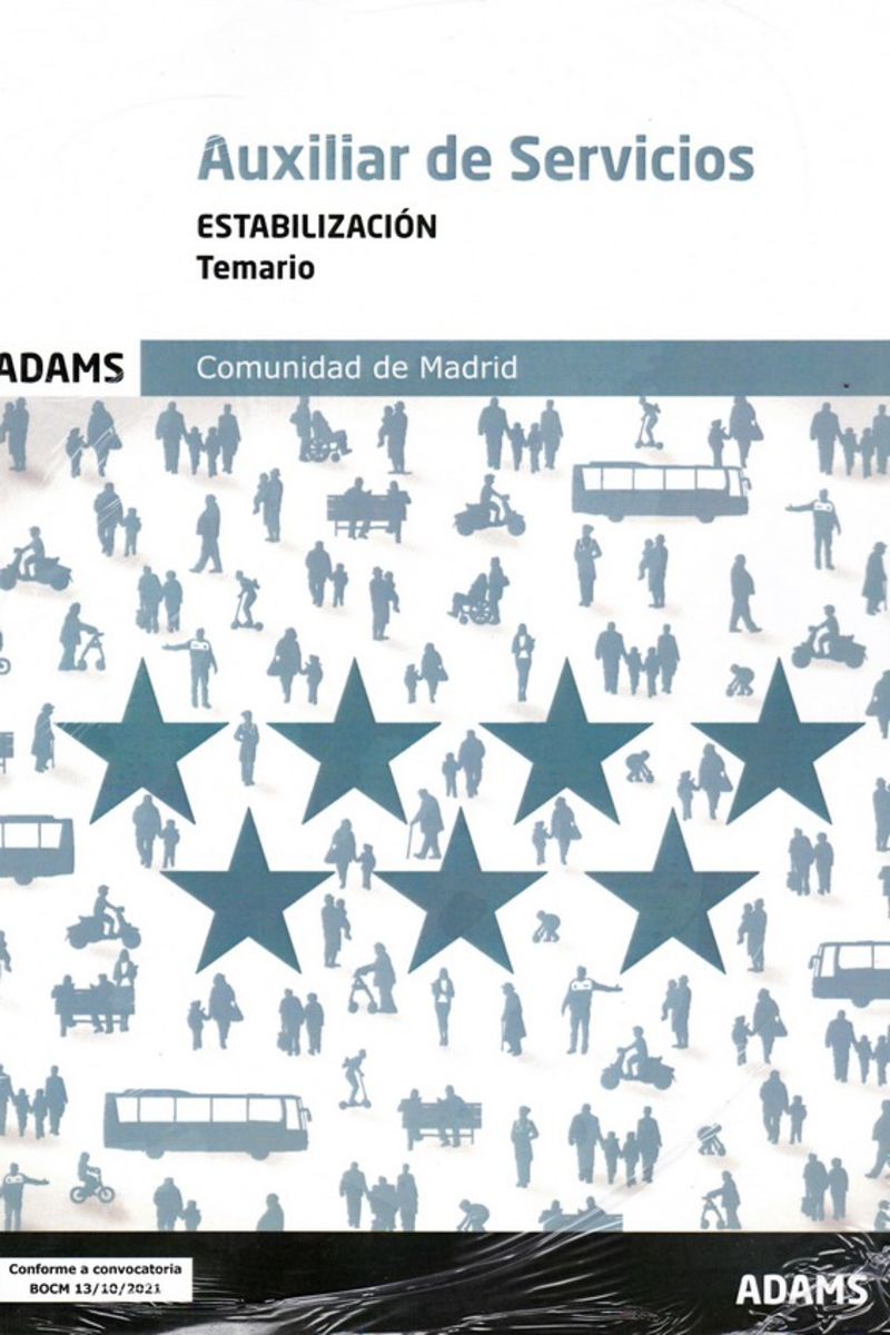 Temario Personal Auxiliar de Servicios Comunidad de Madrid (estabilización)