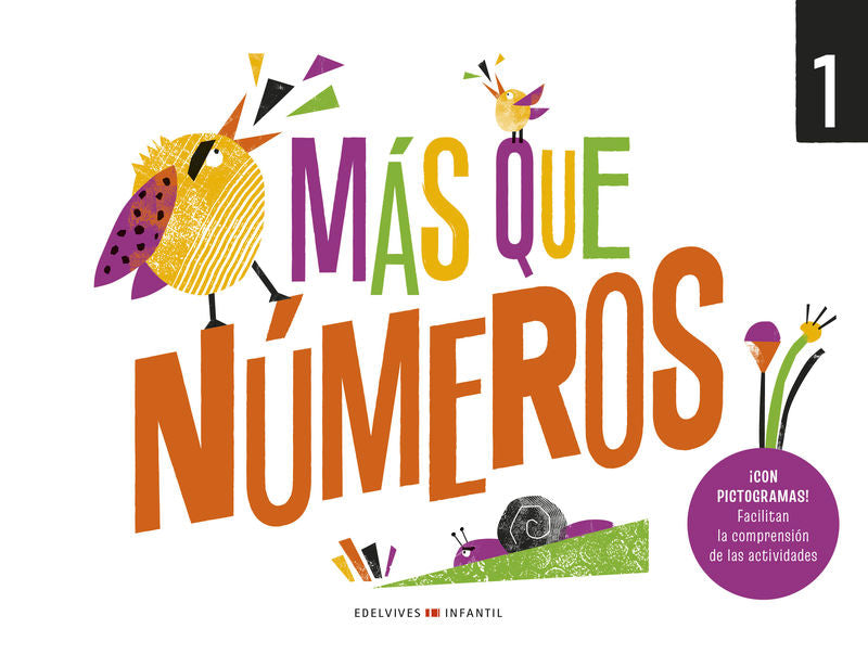 Más que números 1. Aa. Vv. (Editorial Luis Vives (Edelvives)) 9788414062531