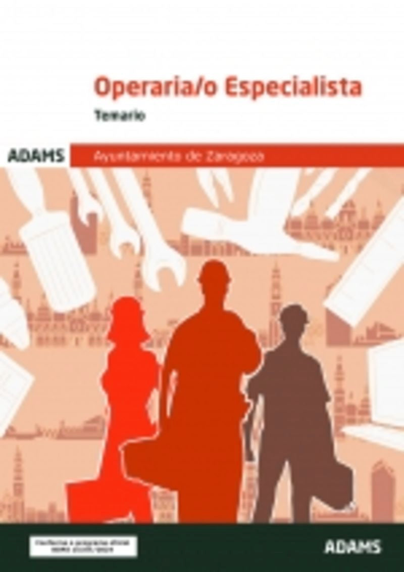 Temario Operaria/o Especialista Ayuntamiento de Zaragoza Imagen principal del producto