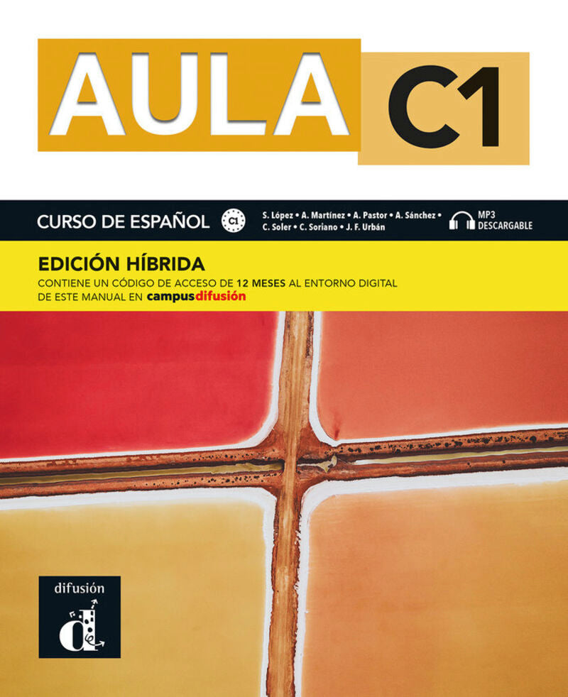 Aula C1. Edición Hibrida. Libro del Alumno. Aa. Vv. (DIFUSION CENTRO DE INVESTIGACION Y PUBLICACIONES DE IDIOMAS S.L.) 9788419236111