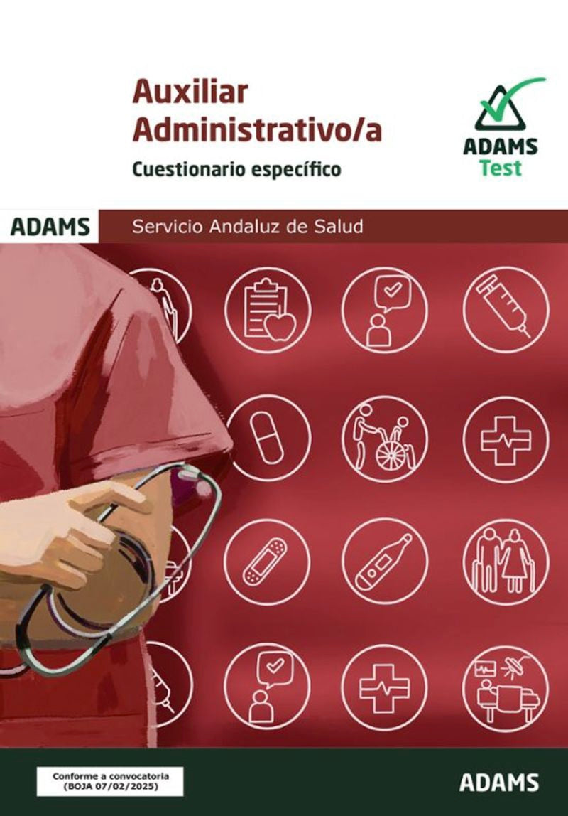 Cuestionario específico Auxiliar Administrativo-a del Servicio Andaluz de Salud Imagen principal del producto