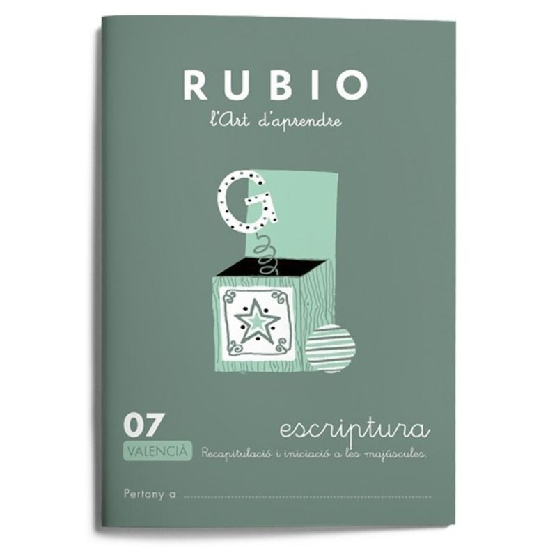 Escriptura RUBIO 07 (valencià). Aa. Vv. (Editorial Rubio) 9788416744763