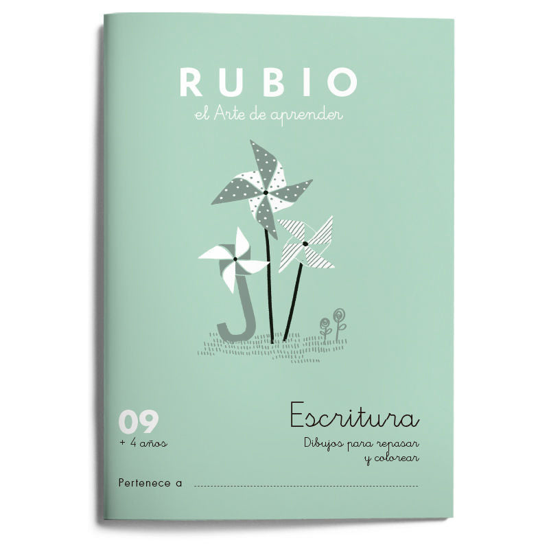 Escritura RUBIO 09 (dibujos). Rubio Silvestre, Ramon (Editorial Rubio) 9788417427504