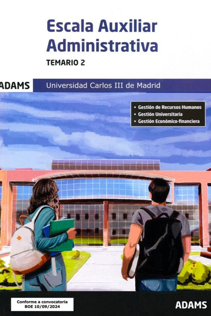 Temario 2 Escala Auxiliar Administrativa Universidad Carlos III