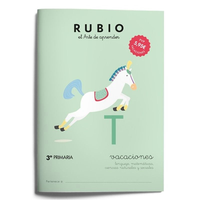 Vacaciones RUBIO (3.º de Primaria). Aa. Vv. (Editorial Rubio) 9788415971634 Imagen principal del producto