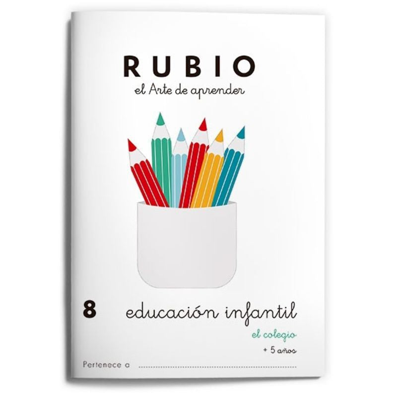 Educación Infantil 8 - el Colegio (Cuad. Rubio) - 9788415971887
