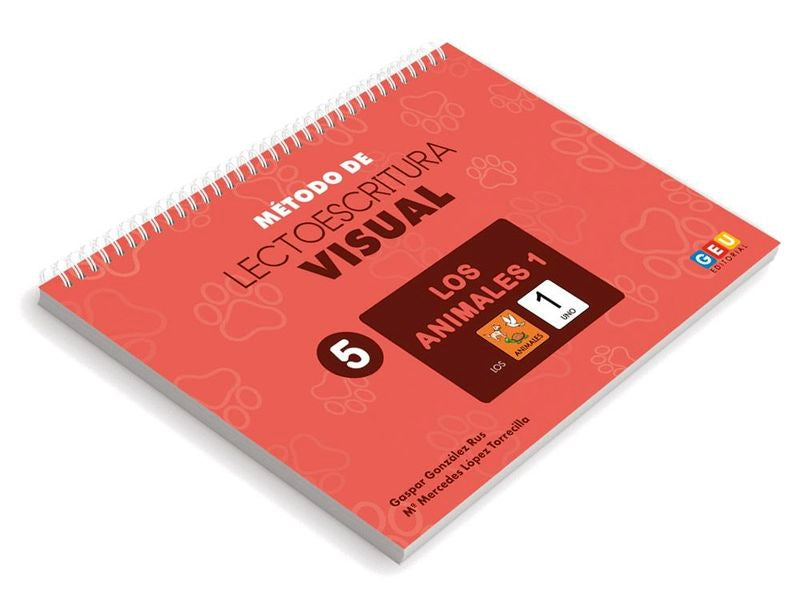 Método de lectoescritura visual 5. Los animales 1. Gonzalez Rus, Gaspar, Lopez Torrecilla, M. Mercedes (Editorial GEU) 9788416729845