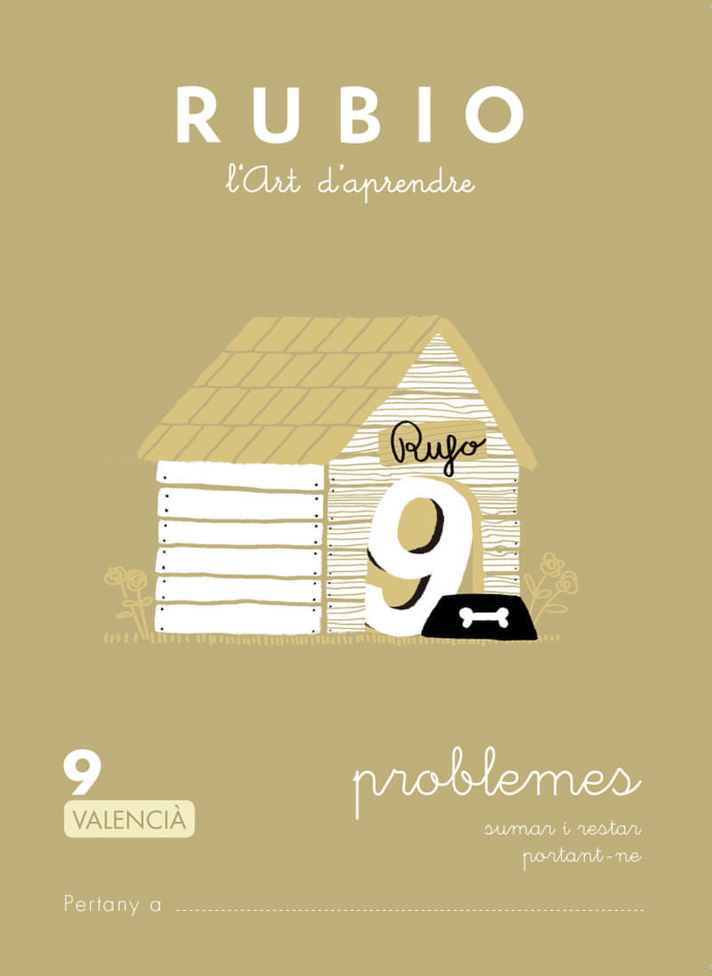 Problemes RUBIO 9 (valencià). Aa. Vv. (Editorial Rubio) 9788416744589 Imagen principal del producto