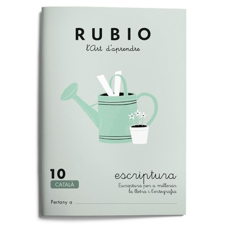 Escriptura RUBIO 10 (català). Aa. Vv. (Editorial Rubio) 9788489773608