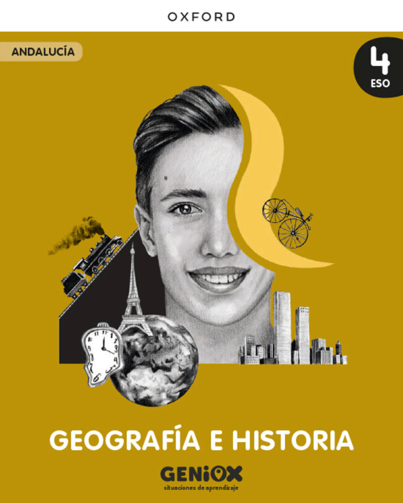 ESO 4 - Geografía e Historia (and) - Geniox - Situaciones de Aprendizaje (Oxford University Press) - 9780190555399 Imagen principal del producto