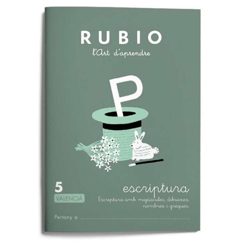 Escriptura RUBIO 5 (valencià). Aa. Vv. (Editorial Rubio) 9788416744848