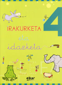 Irakurketa eta idazketa koadernoa 4. Imaz, Lurdes (Elkar) 9788497833899 Imagen principal del producto