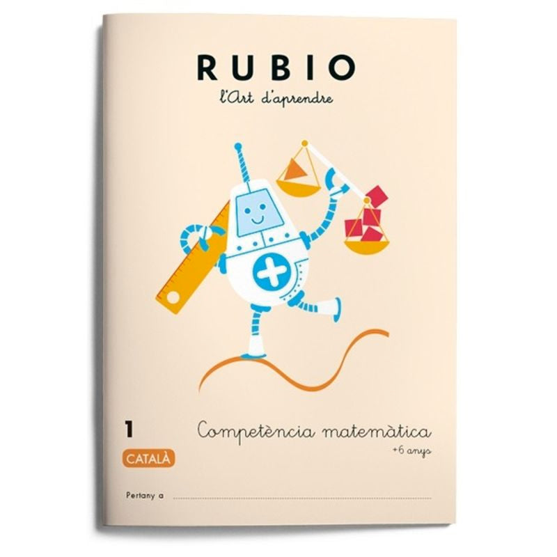 Competència matemàtica RUBIO 1 (català). Aa. Vv. (Editorial Rubio) 9788417427009
