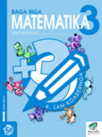 Txanela 3 - Matematika 3. Lan-koadernoa 6. Batzuk (Ikaselkar) 9788483319871 Imagen principal del producto