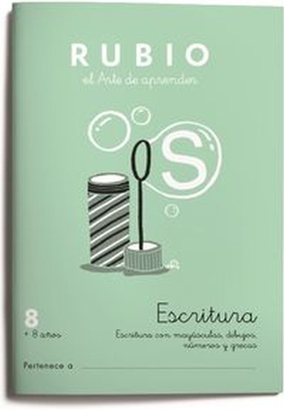 Escritura RUBIO 8. Rubio Silvestre, Ramon (Editorial Rubio) 9788417427597