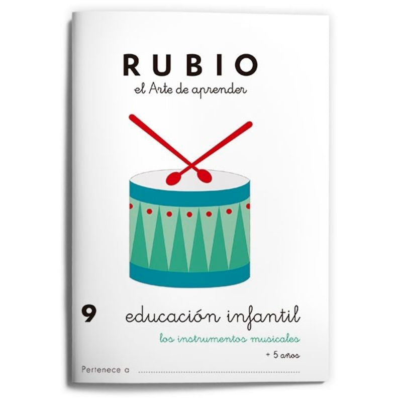 Educación Infantil 9. Los instrumentos musicales. Aa. Vv. (Editorial Rubio) 9788415971894 Imagen principal del producto