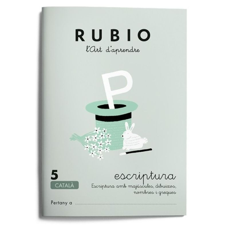 Escriptura RUBIO 5 (català). Aa. Vv. (Editorial Rubio) 9788489773554