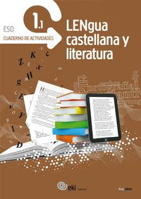 EKI DBH 1. Lengua castellana y Literatura 1. Cuaderno de actividades 1.1. Aa. Vv. (Ikaselkar) 9788415586180 Imagen principal del producto