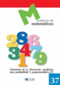 CUADERNO DE MATEMÁTICAS Nº 37. Aa. Vv. (Dylar Ediciones, S.L) 9788496485266