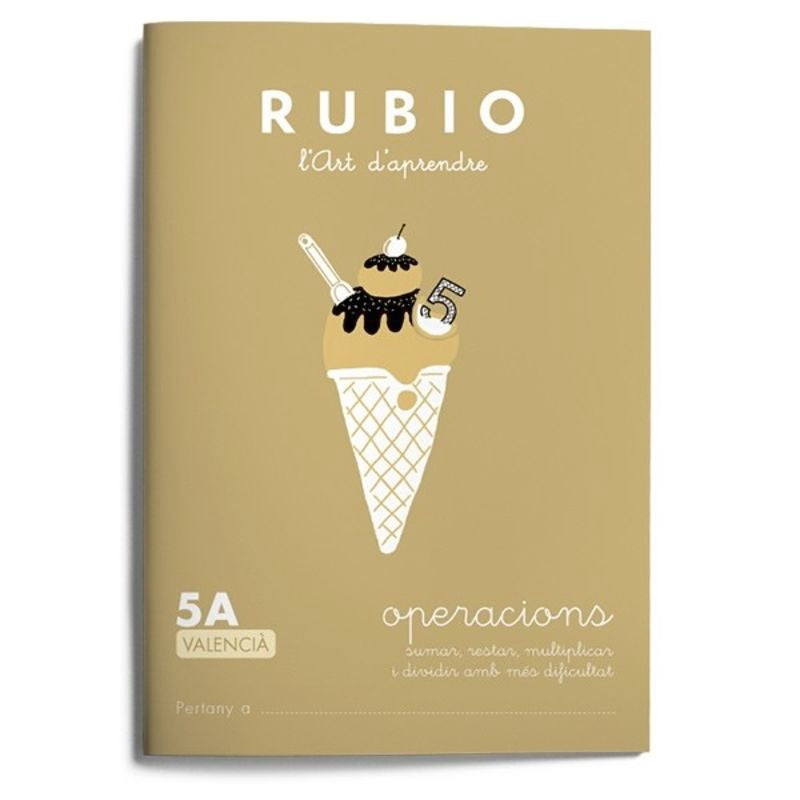 Operacions RUBIO 5A (valencià). Aa. Vv. (Editorial Rubio) 9788416744534 Imagen principal del producto