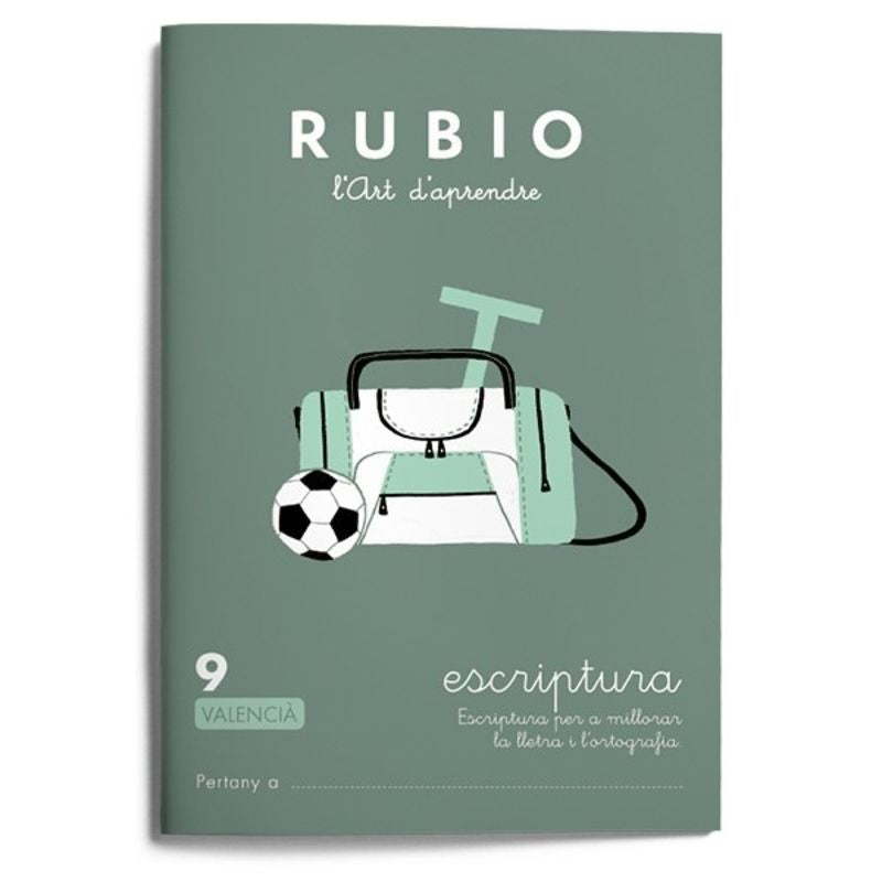 Escriptura RUBIO 9 (valencià). Aa. Vv. (Editorial Rubio) 9788416744886