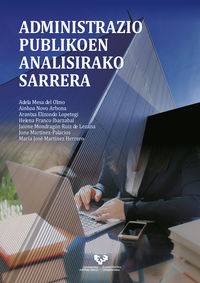 Administrazio publikoen analisirako sarrera. [et Al. ], Mesa Del Olmo, Adela, Novo Arbona, Ainhoa (Universidad del País Vasco) 9788413192352 Imagen principal del producto