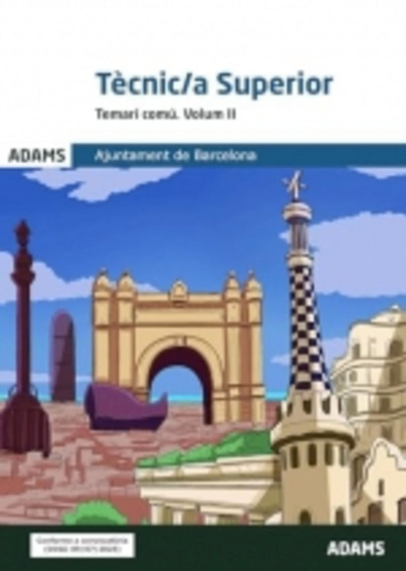 Temari comú 2 Tècnic-a superior de l'Ajuntament Barcelona Imagen principal del producto