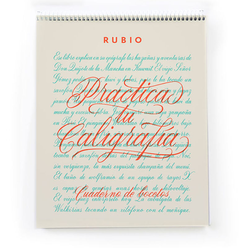 Cuad Bocetos Caligrafía (Cuad. Rubio) - 8437015421247