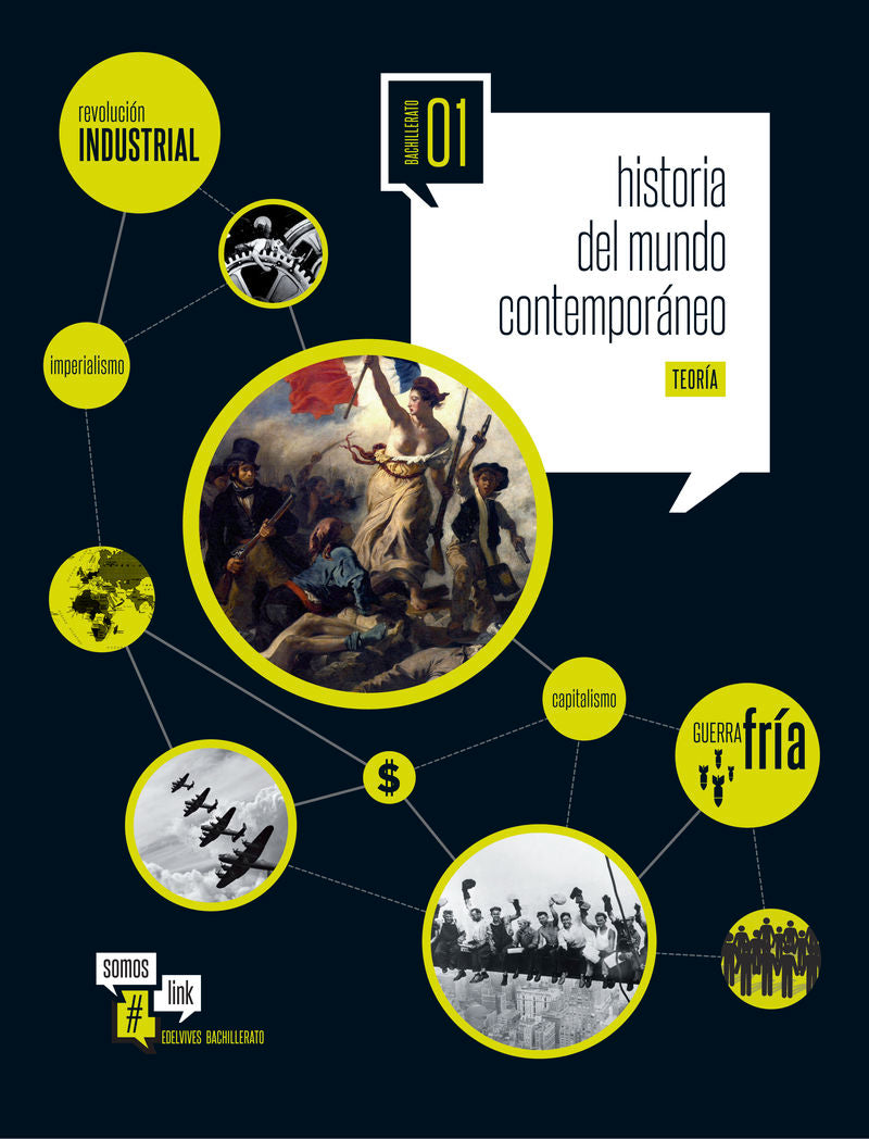 Proyecto Somoslink - Historia del Mundo Contemporáneo 1º Bachillerato. Aa. Vv. (Editorial Luis Vives (Edelvives)) 9788426399618 Imagen principal del producto