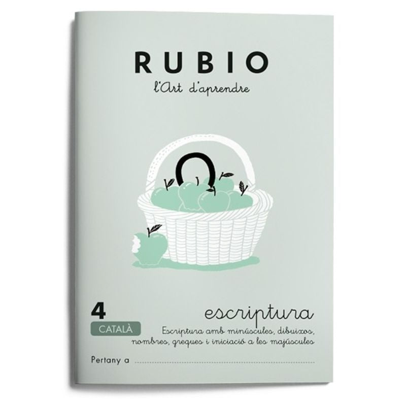 Escriptura RUBIO 4 (català). Aa. Vv. (Editorial Rubio) 9788489773547