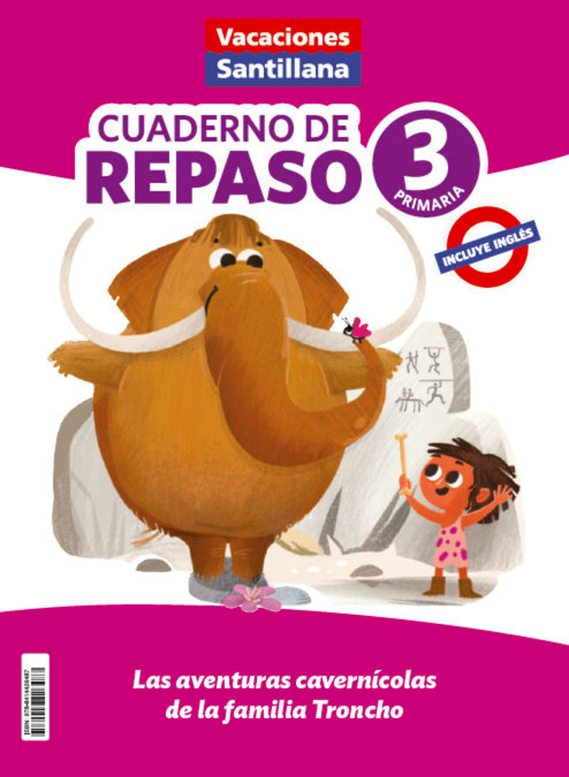 Vacaciones de Repaso 3Prim cast ed25. Aa. Vv. (Santillana Educación, S.L.) 9788414426487